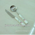 Stainless Steel Spoon Knife With Ceramic Handle